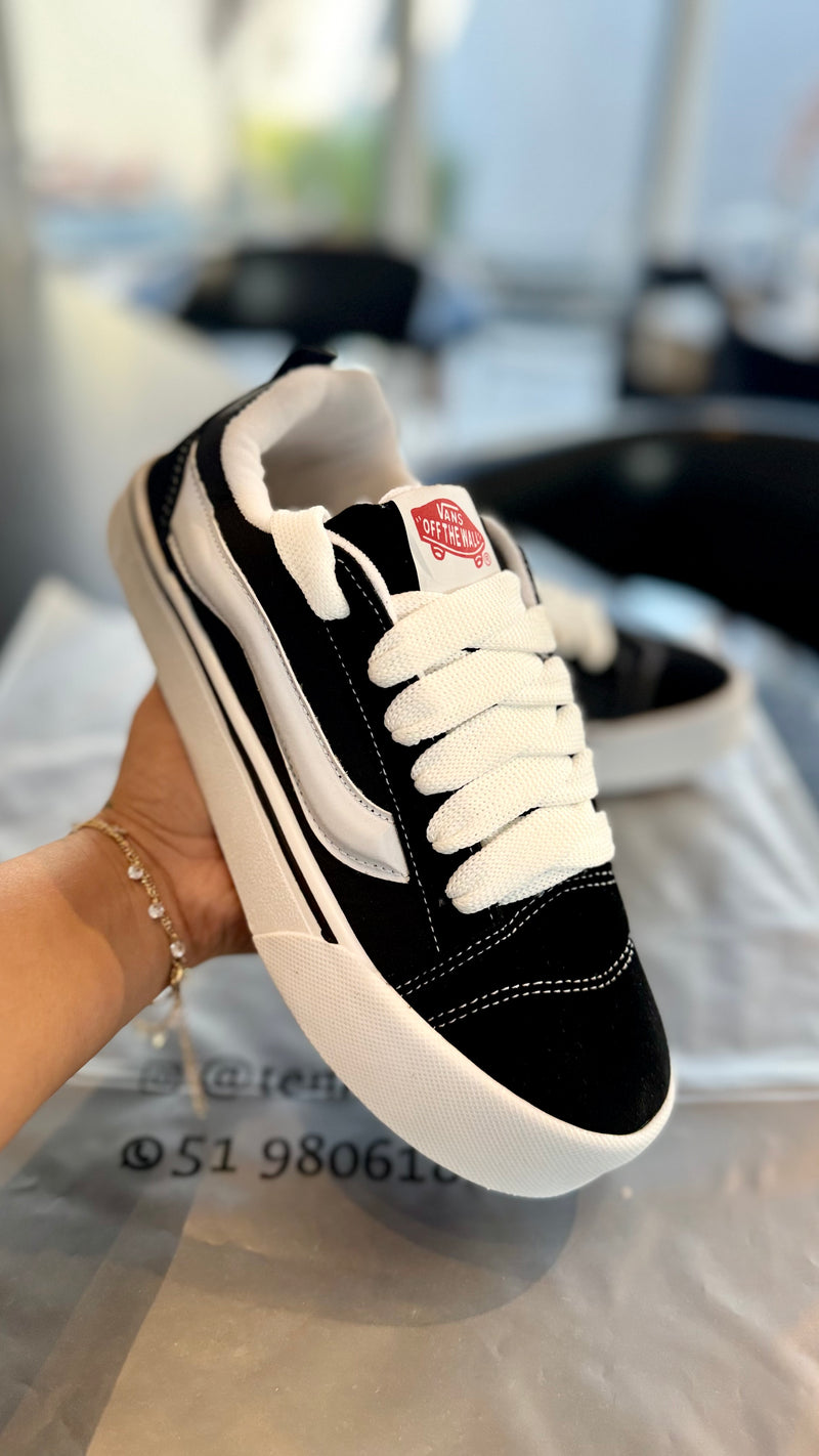 Tênis Vans KNU - Preto+Branco