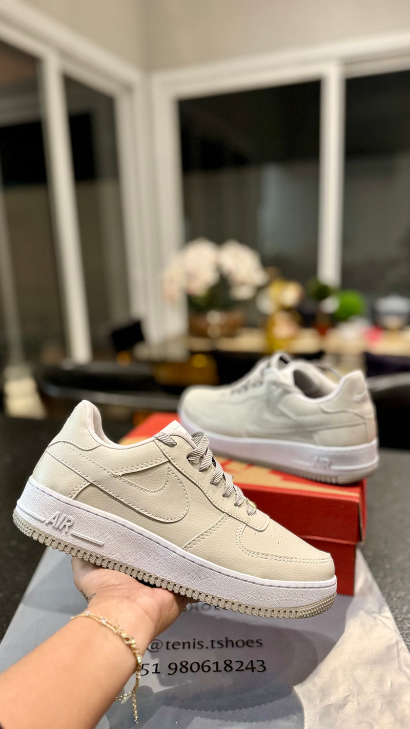 Tênis Nike Air Force - Cinza+Branco